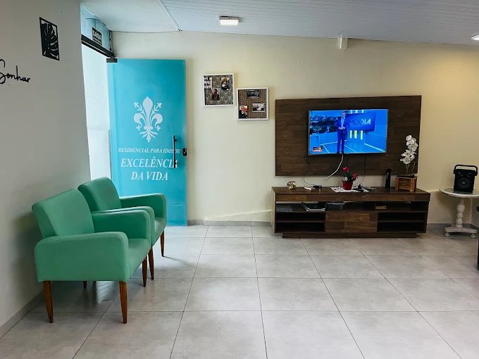 Sala de convivência do Lar Excelência da Vida